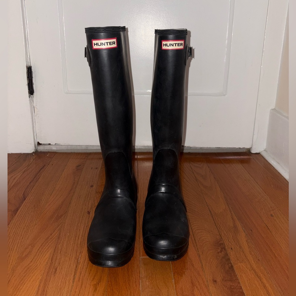 Hunter Black Rain Boots